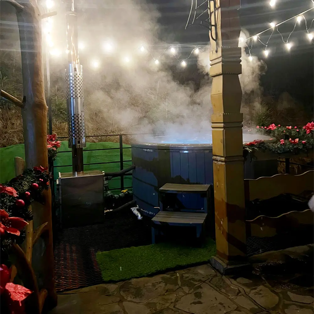 Гарячий чан під відкритим небом